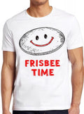 Frisbee Time Funny Hippie Meme Gift Tee Gamer Cult Movie Music T Shirt 2473