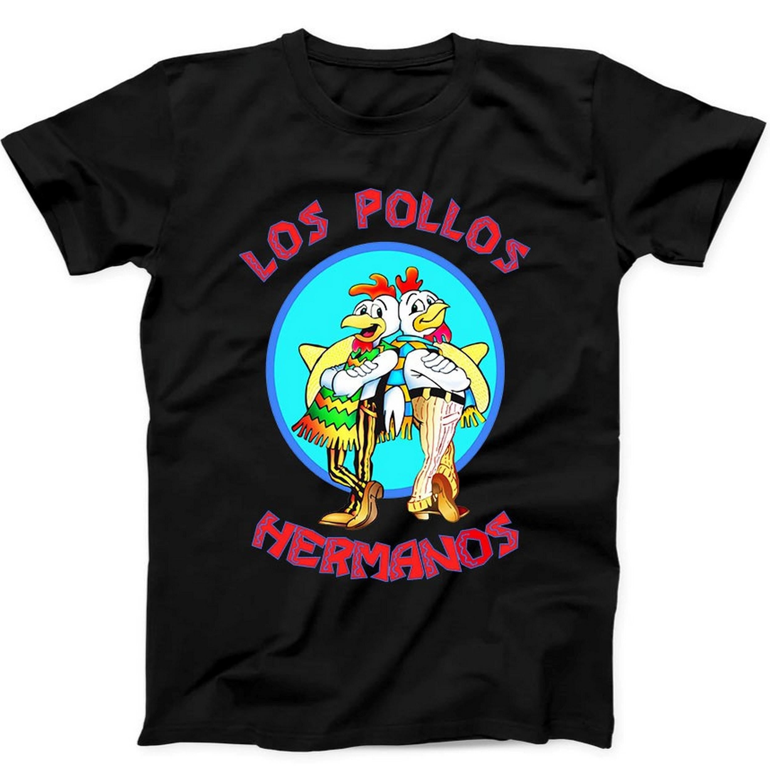 Los Pollos Hermanos TV Series Retro Funny Gift Tee Black T Shirt B32