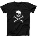 Jolly Roger Pirate Flag  Skull and Crossbones Sailing Weird Humorous Hilarious Witty Funny Gift Black T Shirt 395