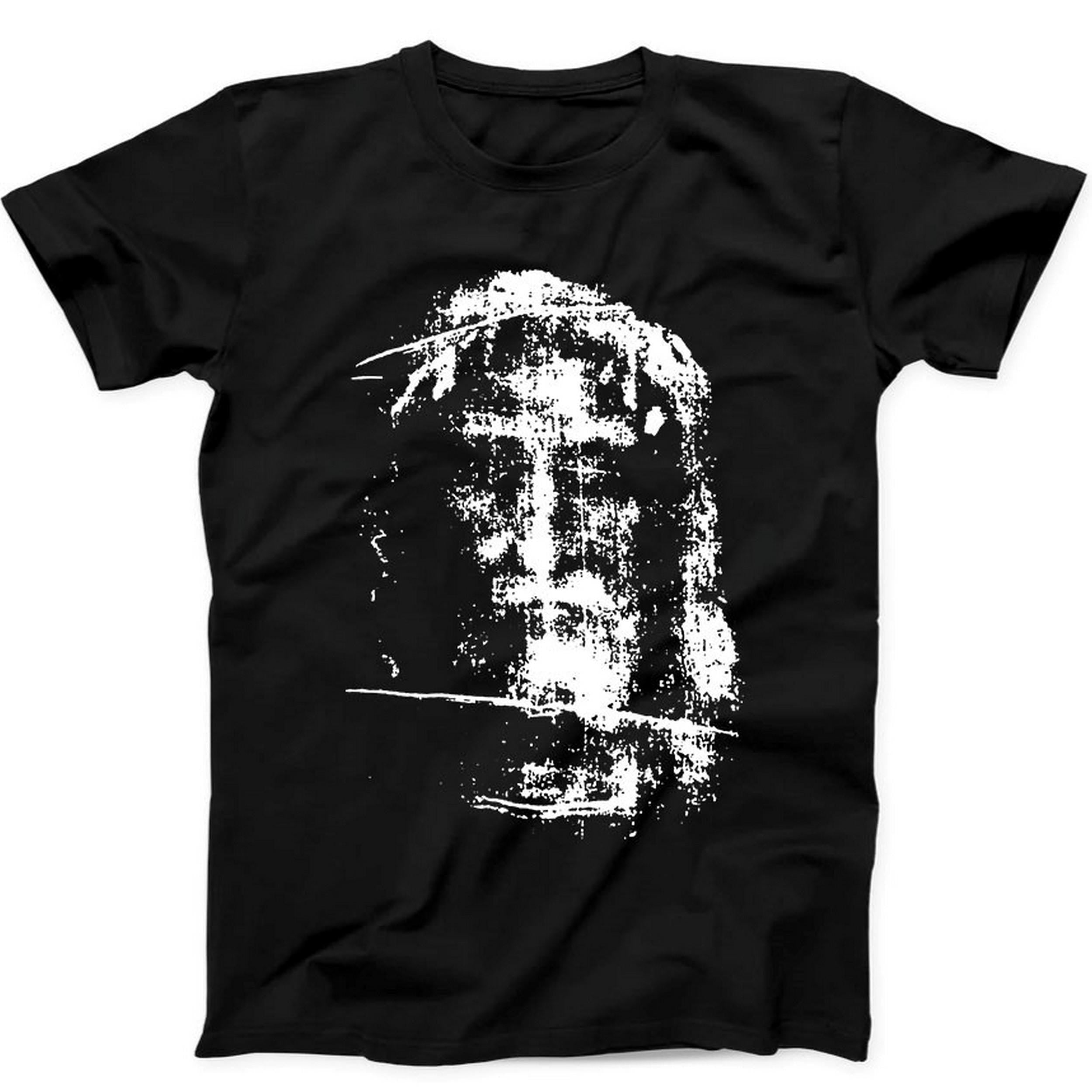 Shroud of Turin Jesus Christ Face Easter Christmas Gift Tee Black T Shirt B31