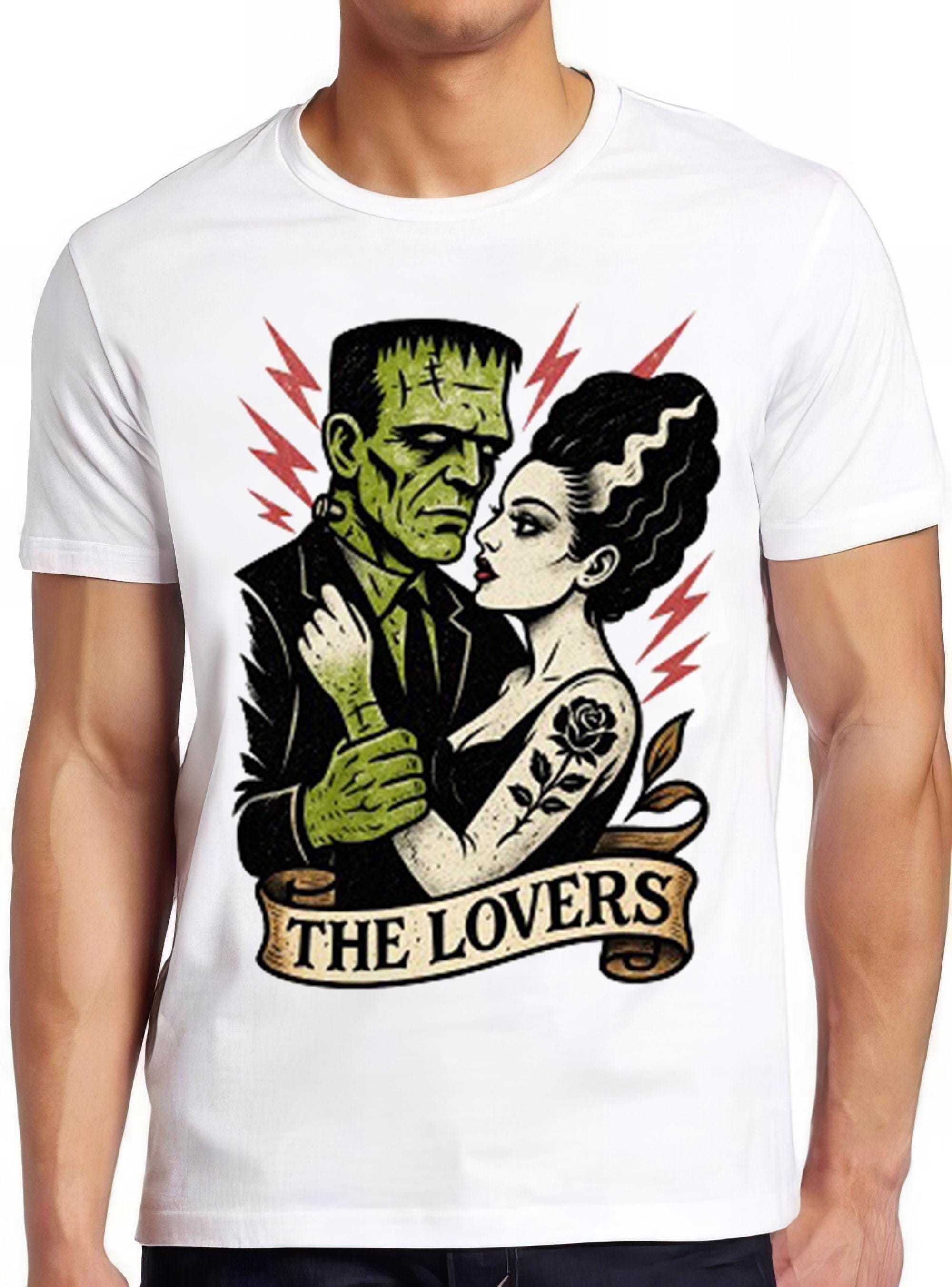 Monster Bride Horror Gothic Monster The Lovers Tarot Cards Hilarious Funny Meme Movie Gift Tee Cult T Shirt 2840