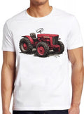 Tractor Distressed Red Farm Funny Meme Cool Cult Movie Gift Tee T Shirt 2326