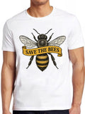 Save The Bees Pet Animal Nature Guardians Lovers Joke Funny Retro Mens Womens Unisex Cartoon Anime Top Gift Tee T Shirt 2685