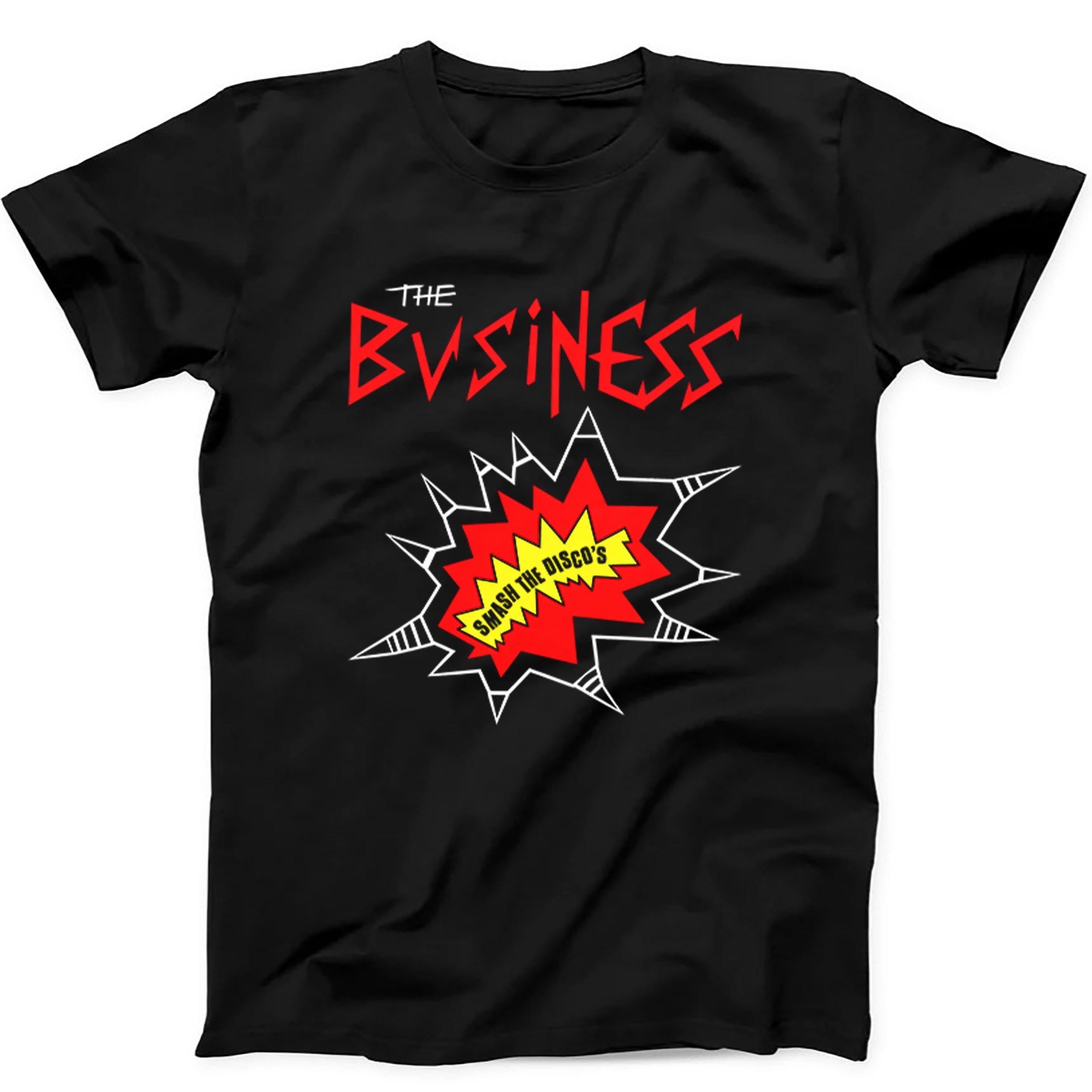 The Business Smash The Discos Punk Rock Music Tee Black T Shirt 611