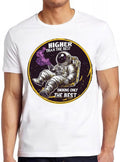 High Astronaut T Shirt Cannabis Weed Retro Funny Cool Gift Tee 2363