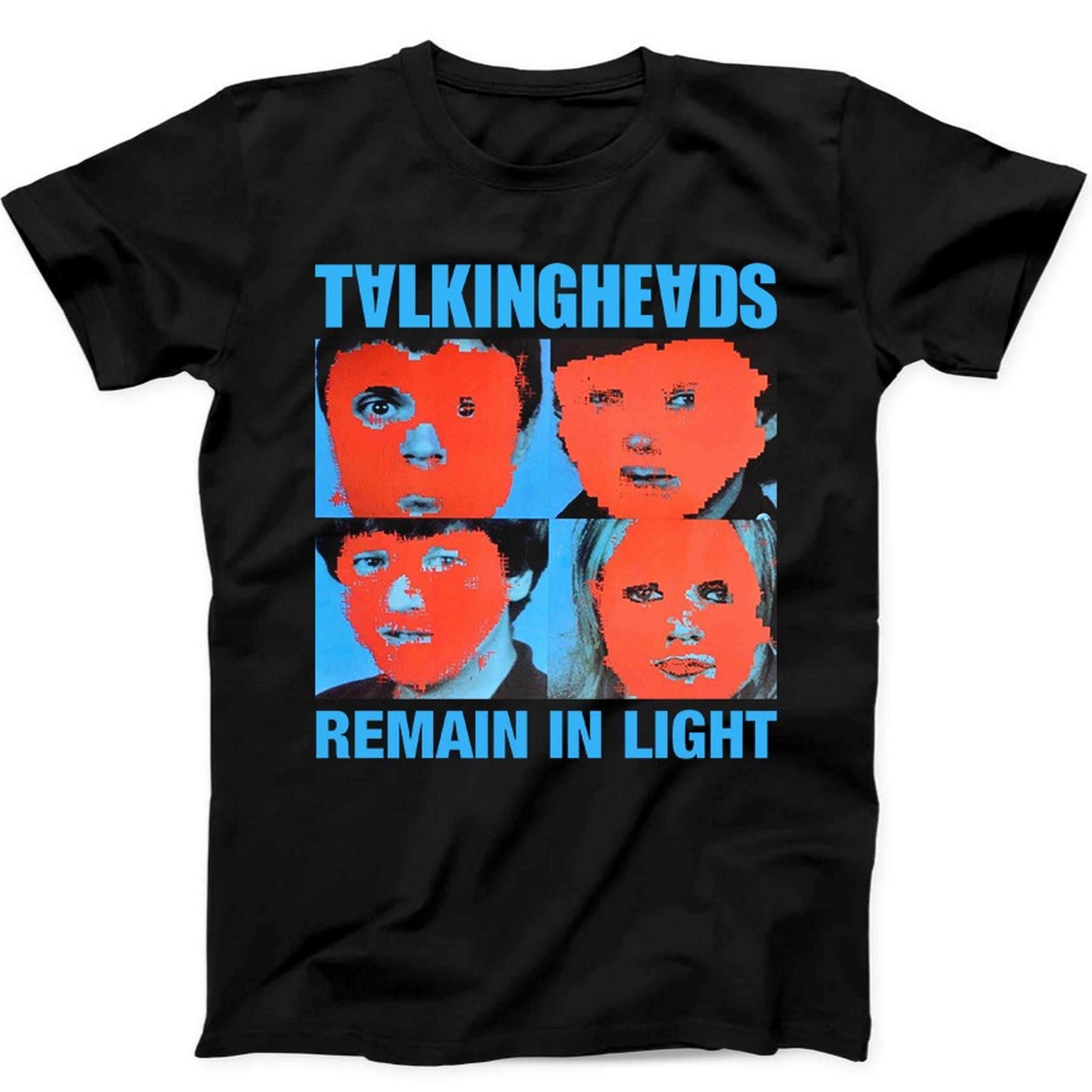 Talking Heads Remain In Light Punk Rock Limited Edition Gift Black T Shirt B77