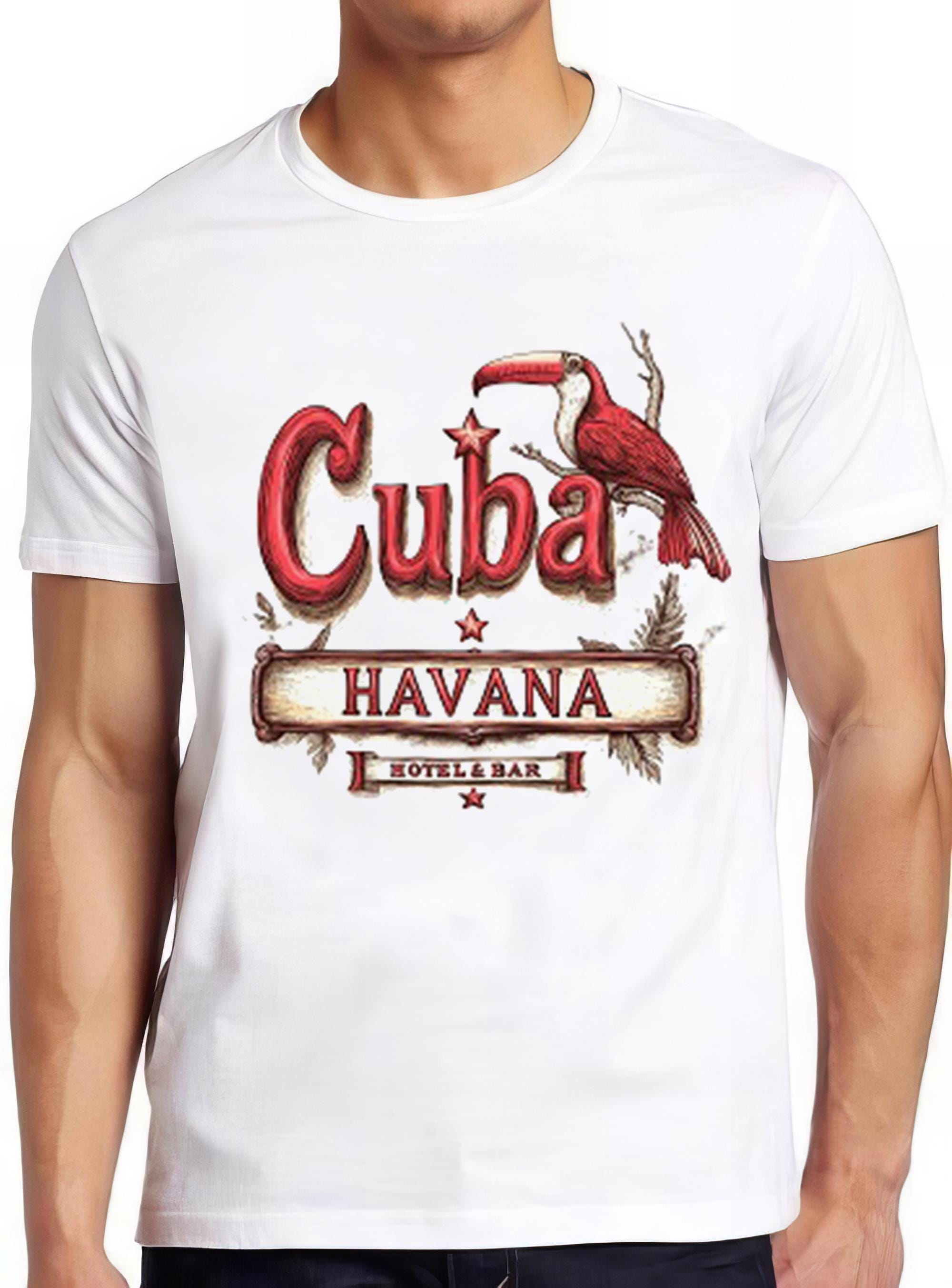 Havana Cuba Hotel & Bar Cuban Motel Famous Meme Gift Funny Tee Style Unisex Gamer Cult Movie Music T Shirt 2542