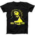 Kill Your Idols Jesus Design Music Meme Art Gift Tee Black T Shirt B38