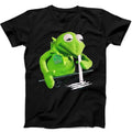 Frog Cocaine Muppet Drug Hipster Funny Narcos Funny Gift Tee Black T Shirt B287