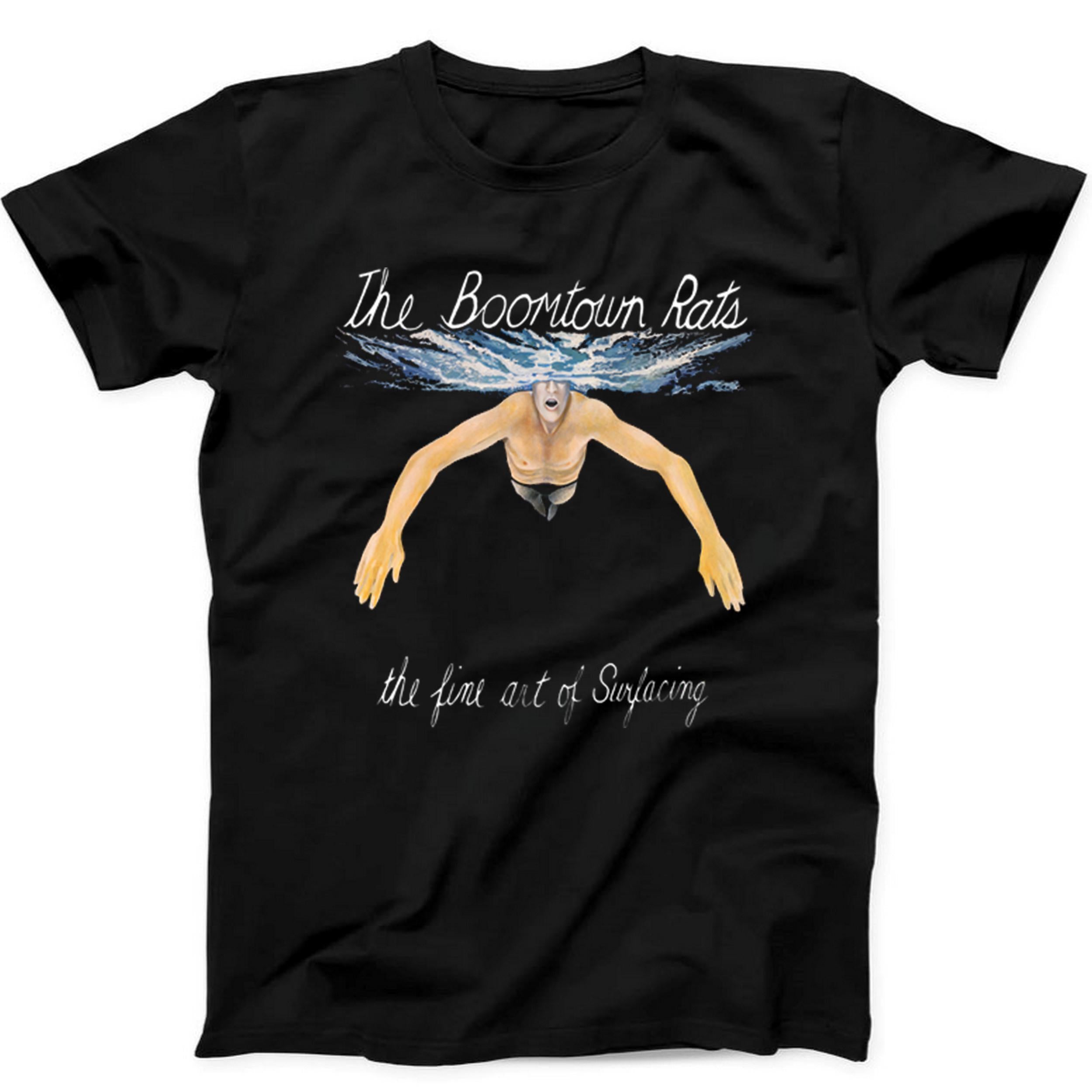 The Boomtown Rats The Fine Art Of Surfacing Punk Rock Gift Tee Black T Shirt 538
