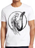 Peacock Playing Harp Sketch Humorous Hilarious Witty Funny Music Gift Tee T Shirt 2239