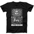 The Sun The Horse Tarot Card Best Seller Wierd Funny Gift Tee Black T Shirt 462