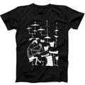 Play That Beat Drummer Drums Classic Jazz Rock Funny Gift Tee Black T Shirt B279