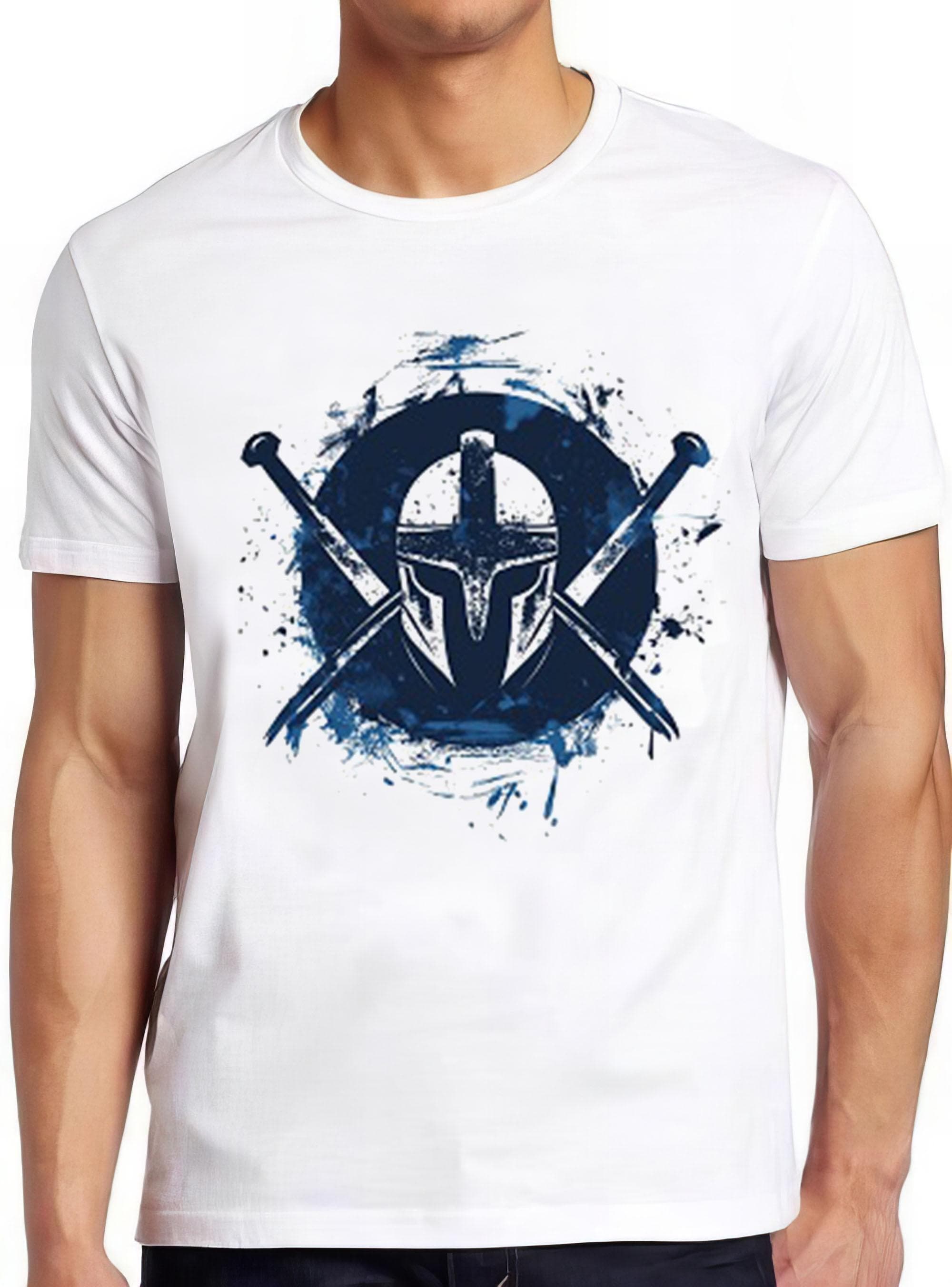Spartan T Shirt Gladiator Warrior Emblem Spartacus Birthday Cool Gift Tee 2271