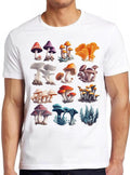 Mushroom Mycology Fungi Foraging Whisperer Stuffed Mushrooms Art Meme Funny  Style Unisex Gamer Cult Movie Gift Tee T Shirt 2343