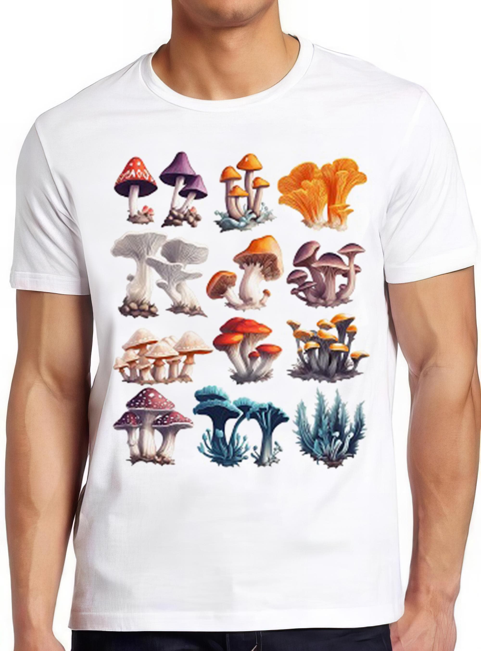 Mushroom Mycology Fungi Foraging Whisperer Stuffed Mushrooms Art Meme Funny  Style Unisex Gamer Cult Movie Gift Tee T Shirt 2343