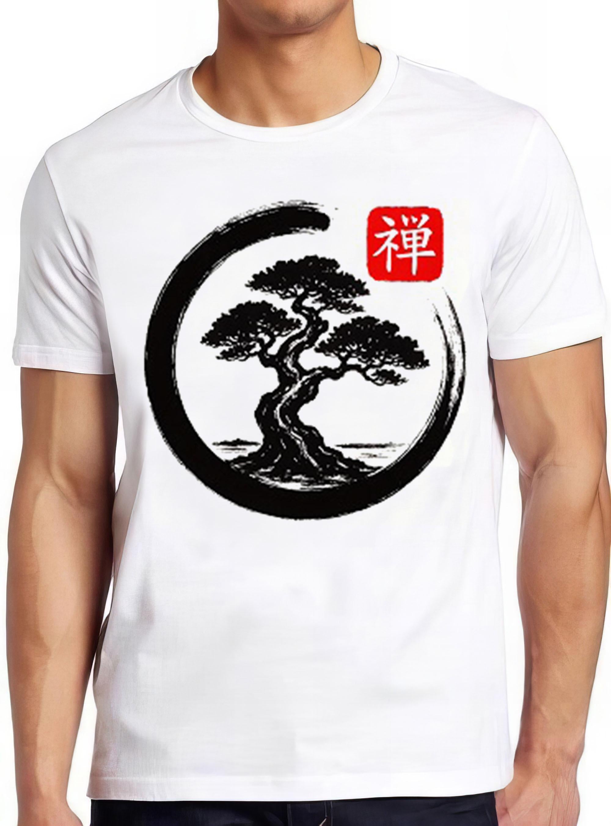 Enso Circle and Bonsai Tree Meme Gamer Cult Movie Funny Gift Tee T Shirt 2767