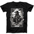 Tarot Card Plague Medical Doctor Funny Gift Black Tee T Shirt B328
