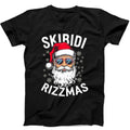 Skibidi Rizzmas Christmas Rizz Santa Funny Gift Tee Black T Shirt 297