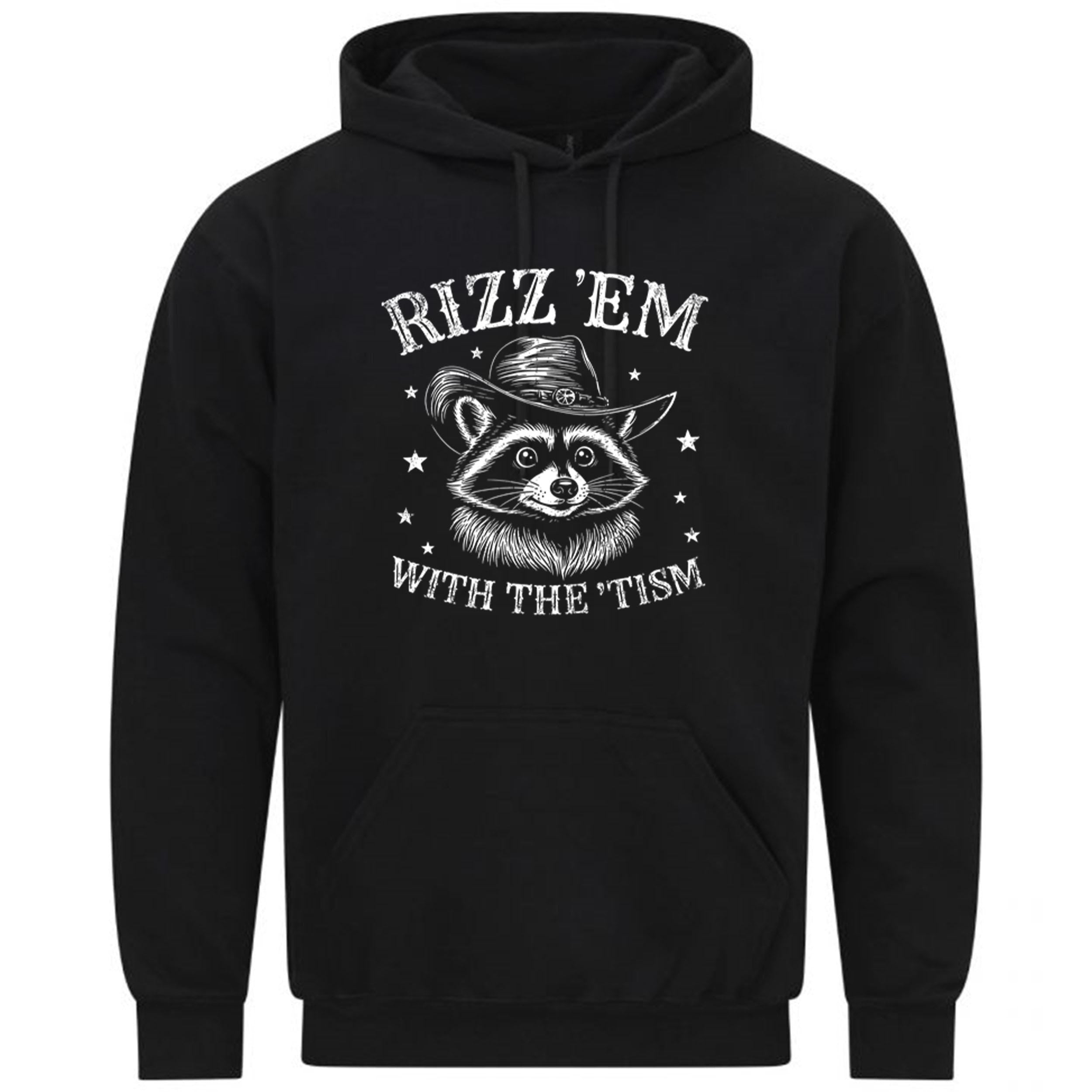 Rizz Em With The Tism Meme Autism Autistic Racoon Gift Sweatshirt Hoodie 532