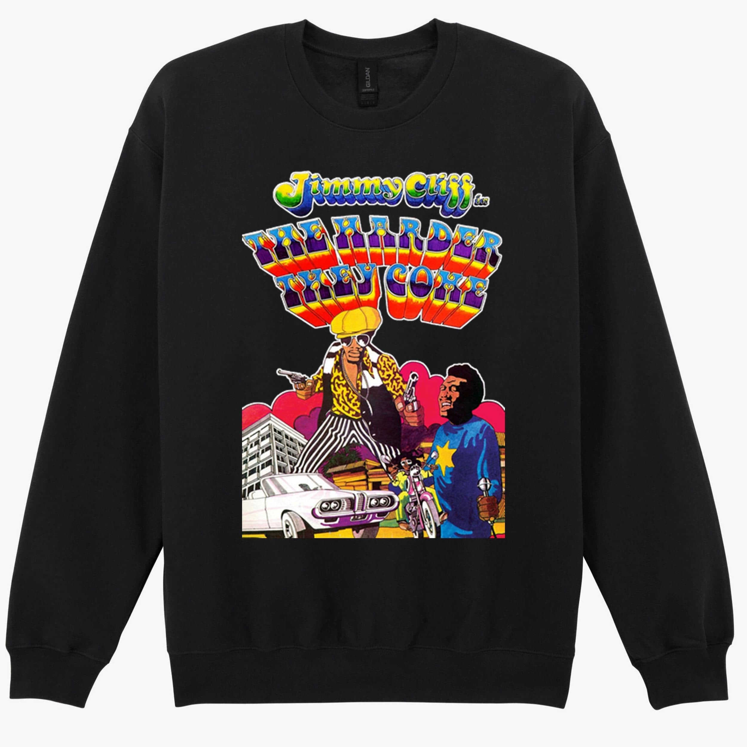 The Harder They Come Poster Jimmy Cliff Film Reggae Gift Sweatshirt Hoodie 14