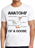 Anatomy of A Goose T Shirt Funny Duck Graphic Gaming Meme Style Cult Movie Music Cool Gift Tee 2325