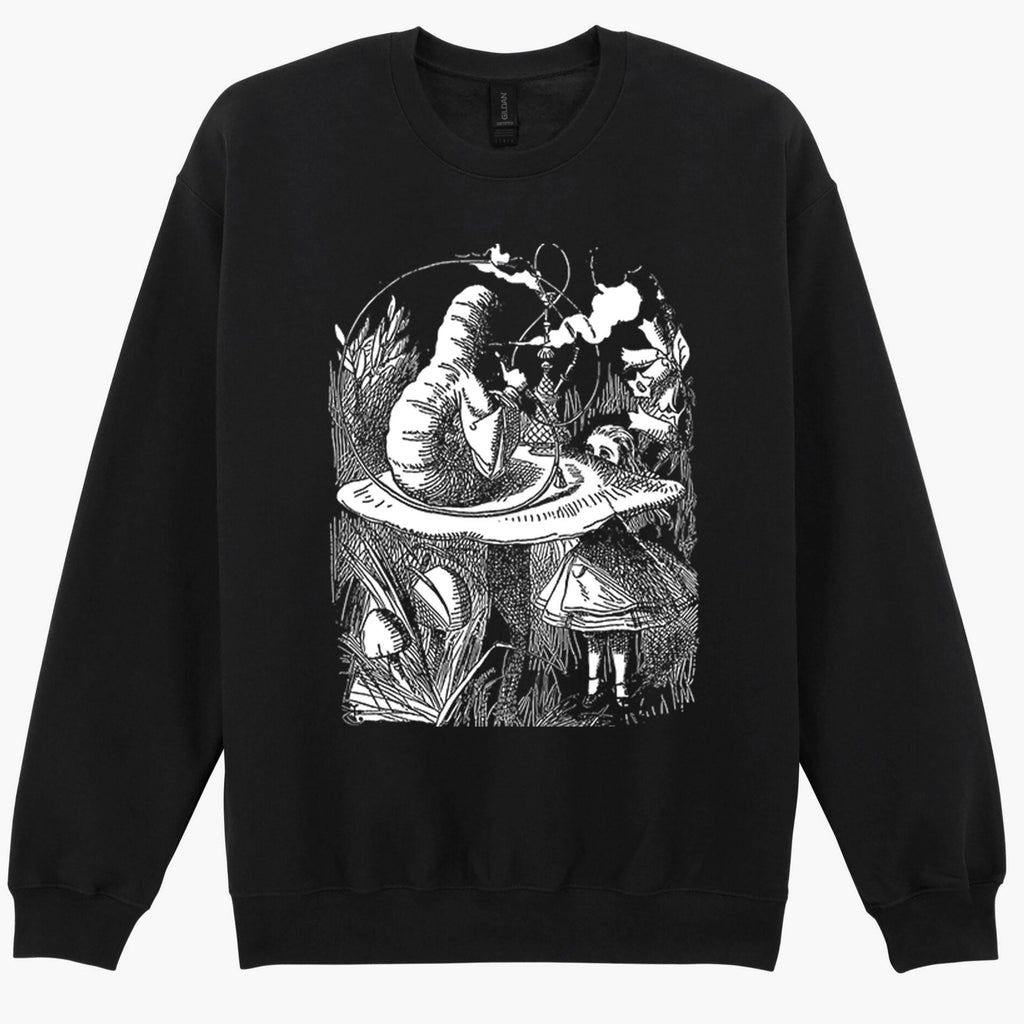 The Caterpillar Parody Alice In Wonderland Psychedelic Sweatshirt Hoodie 558