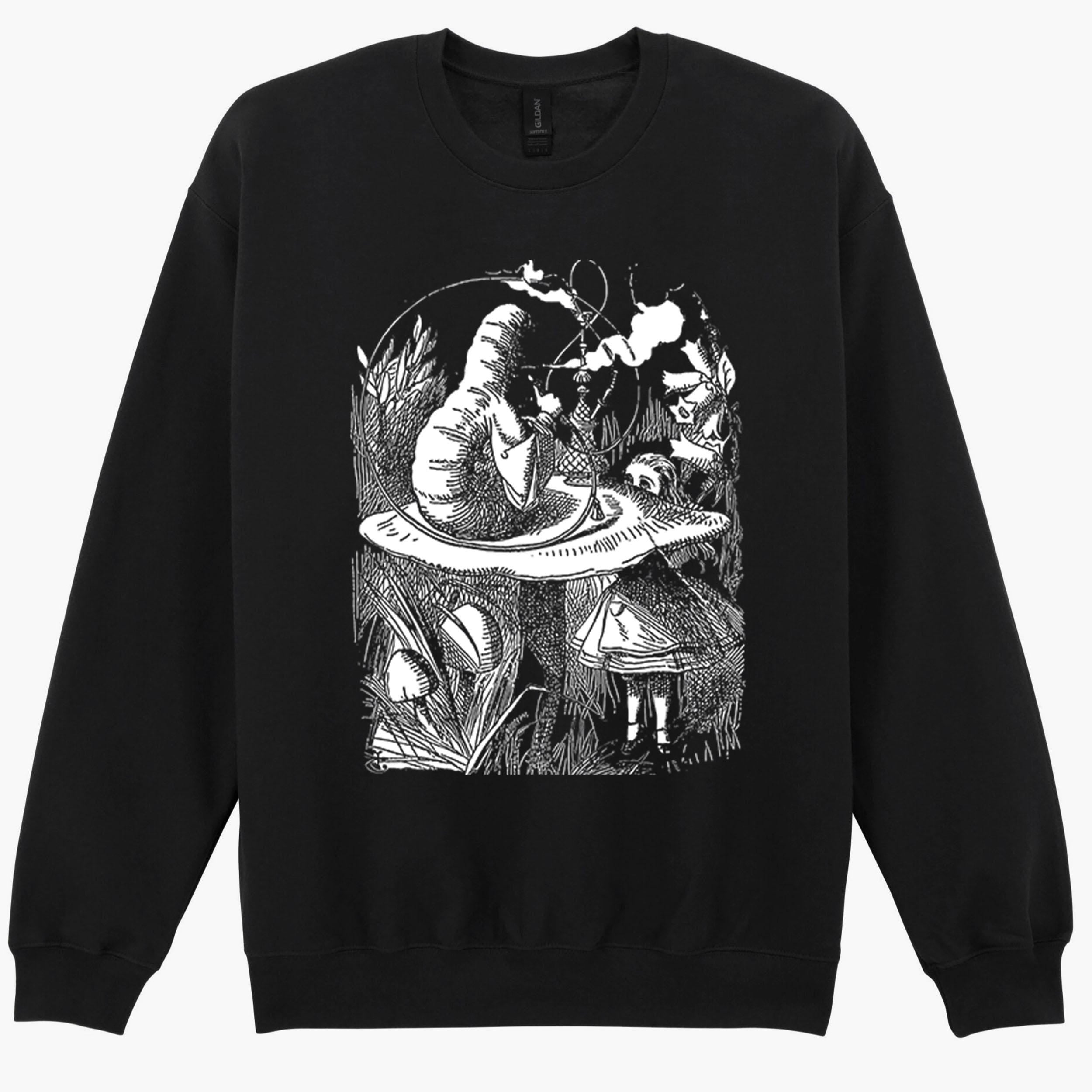 The Caterpillar Parody Alice In Wonderland Psychedelic Sweatshirt Hoodie 558