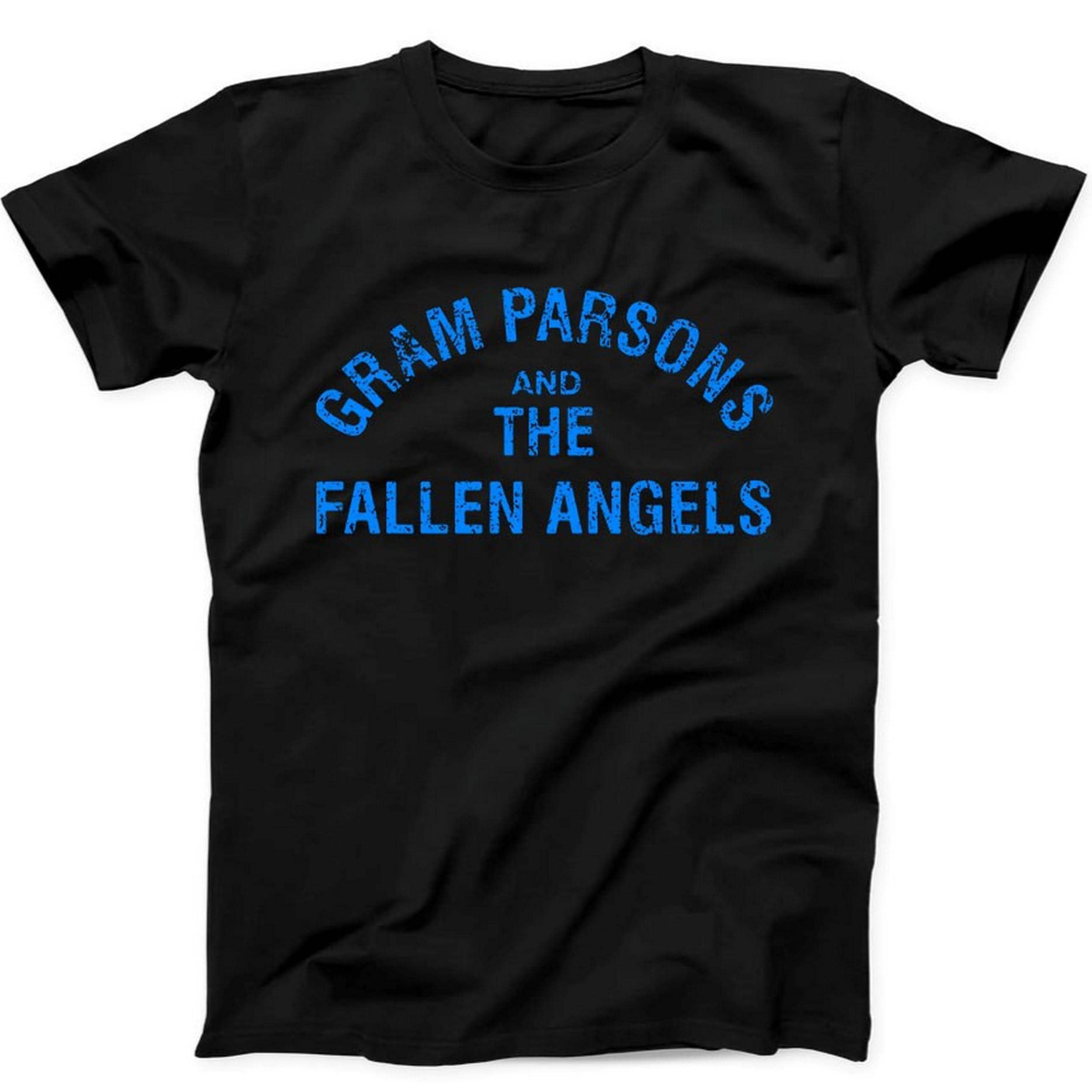 Gram Parsons And The Fallen Angels Folk Rock Music Gift Black Tee T Shirt B201