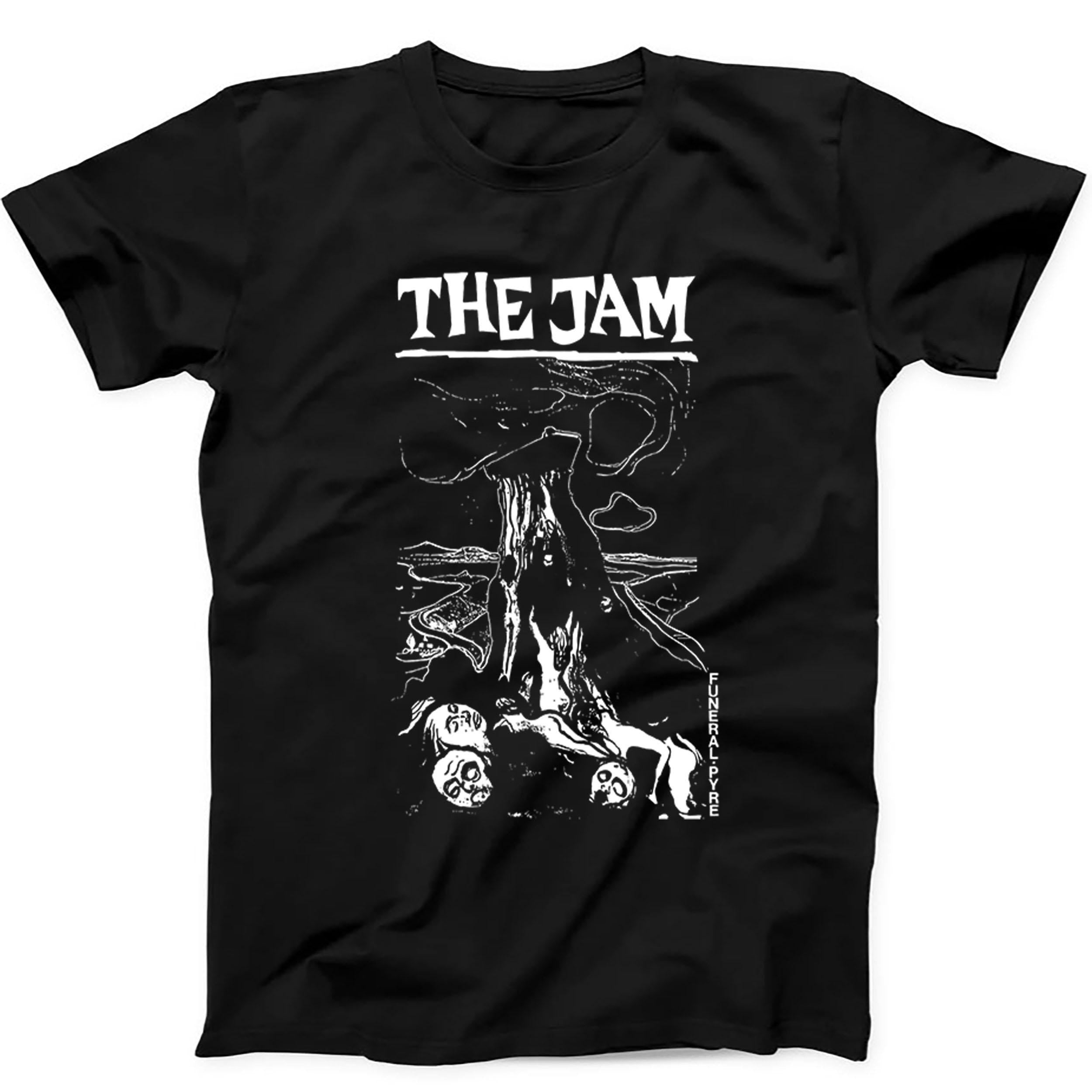 The Jam Funeral Pyre Punk Rock Music Tee Black T Shirt 609