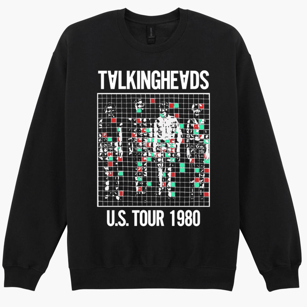 Talking Heads US Tour 1980 Punk Rock Music Gift Sweatshirt Hoodie 209