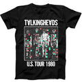 Talking Heads US Tour 1980 Punk Rock Poster Music Gift Black Tee T Shirt B209