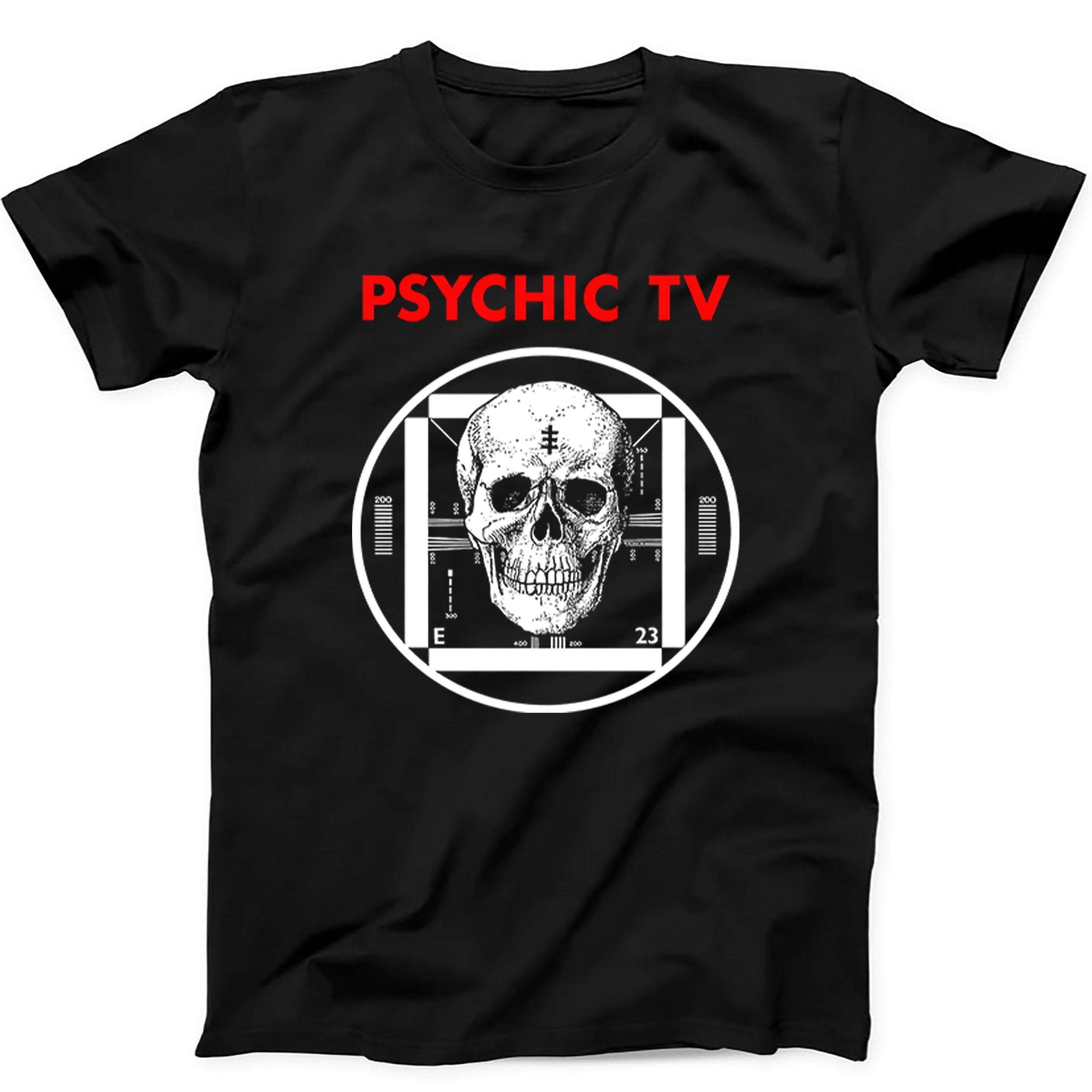 Psychic Tv Force The Hand Of Chance Punk Rock Retro Music Gift Black T Shirt 577