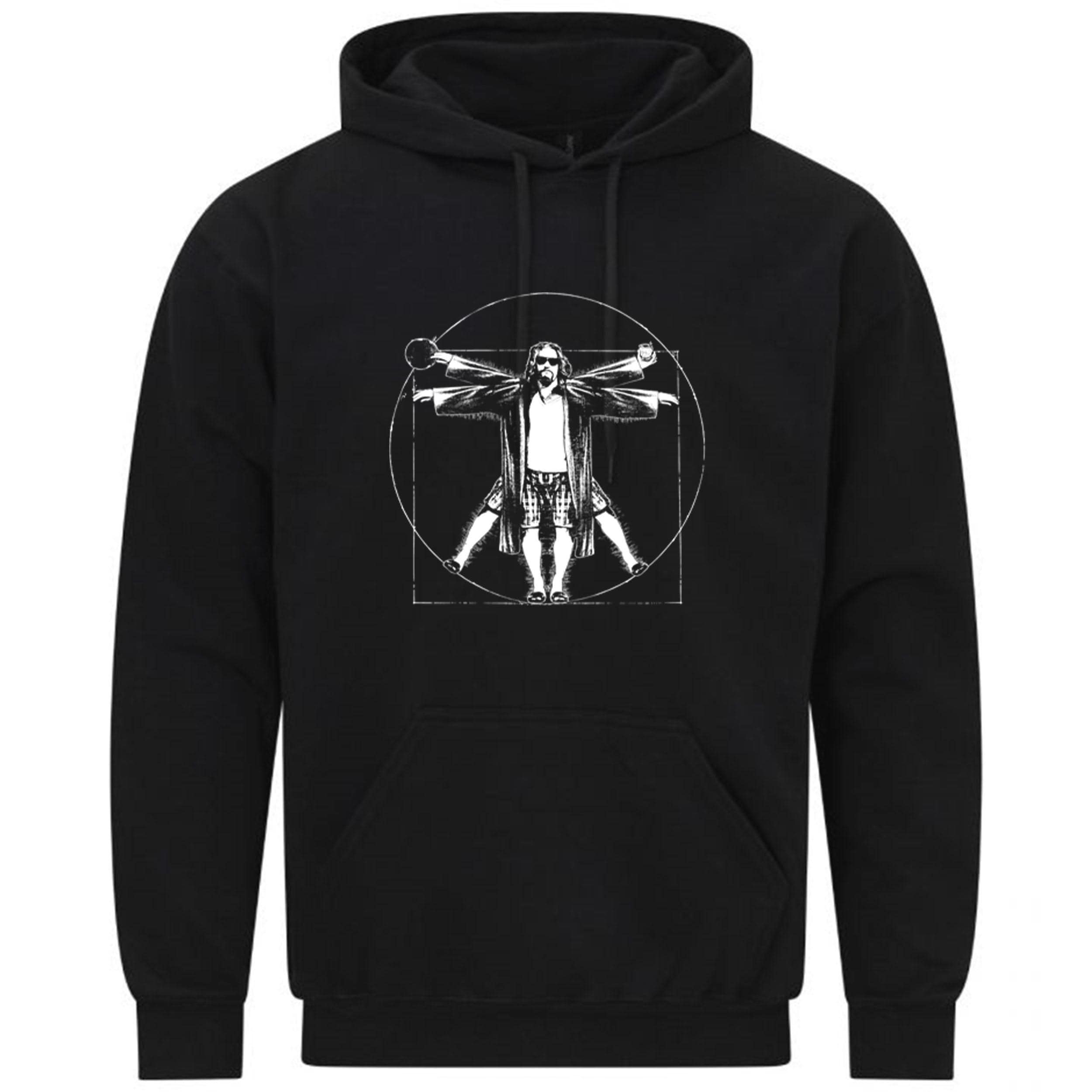 The Big Lebowski Vitruvian The Dude Funny Gift Sweatshirt Hoodie 542