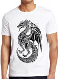 Dragon Celtic Emblem Viking Warriors Meme Cult Movie Music Unisex Men Women  Cool Gift Tee T Shirt 2444